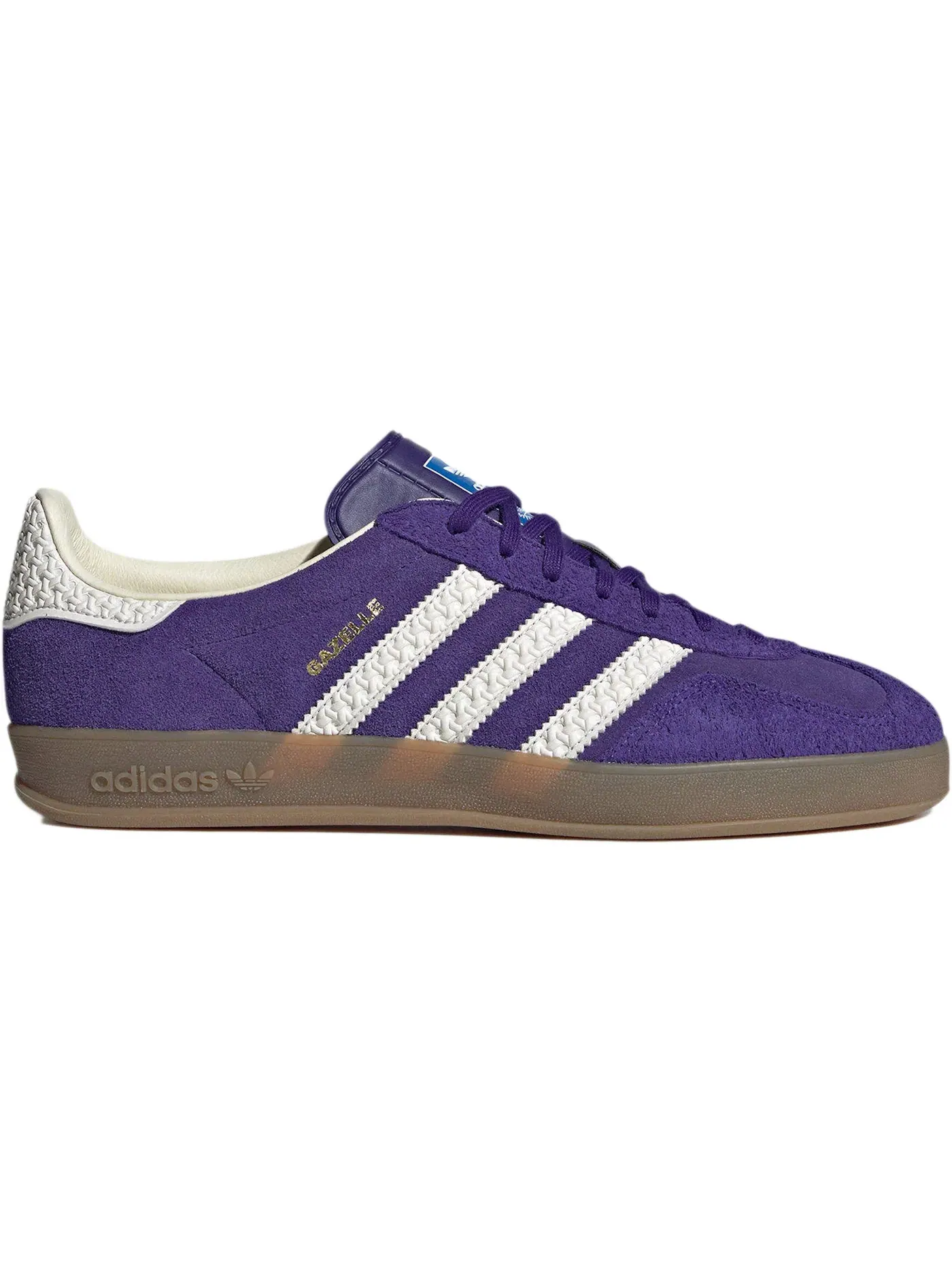 Мужские кроссовки Lifestyle Adidas Gazelle Indoor — изображение 1 из 1, фиолетовый/белый