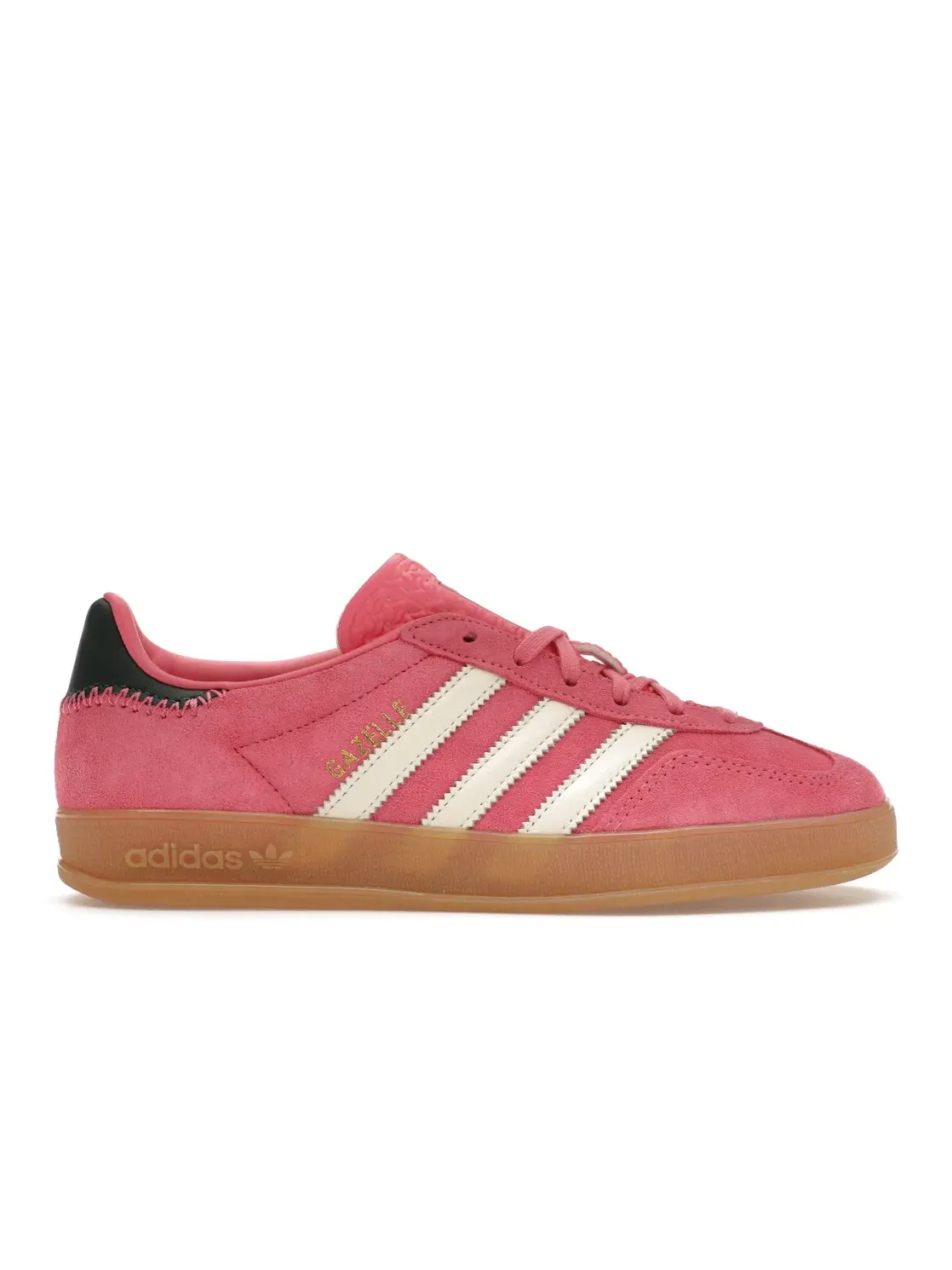 Женские кроссовки с замшевым верхом Adidas Gazelle Indoor — изображение 1 из 4, розовый/зеленый/белый