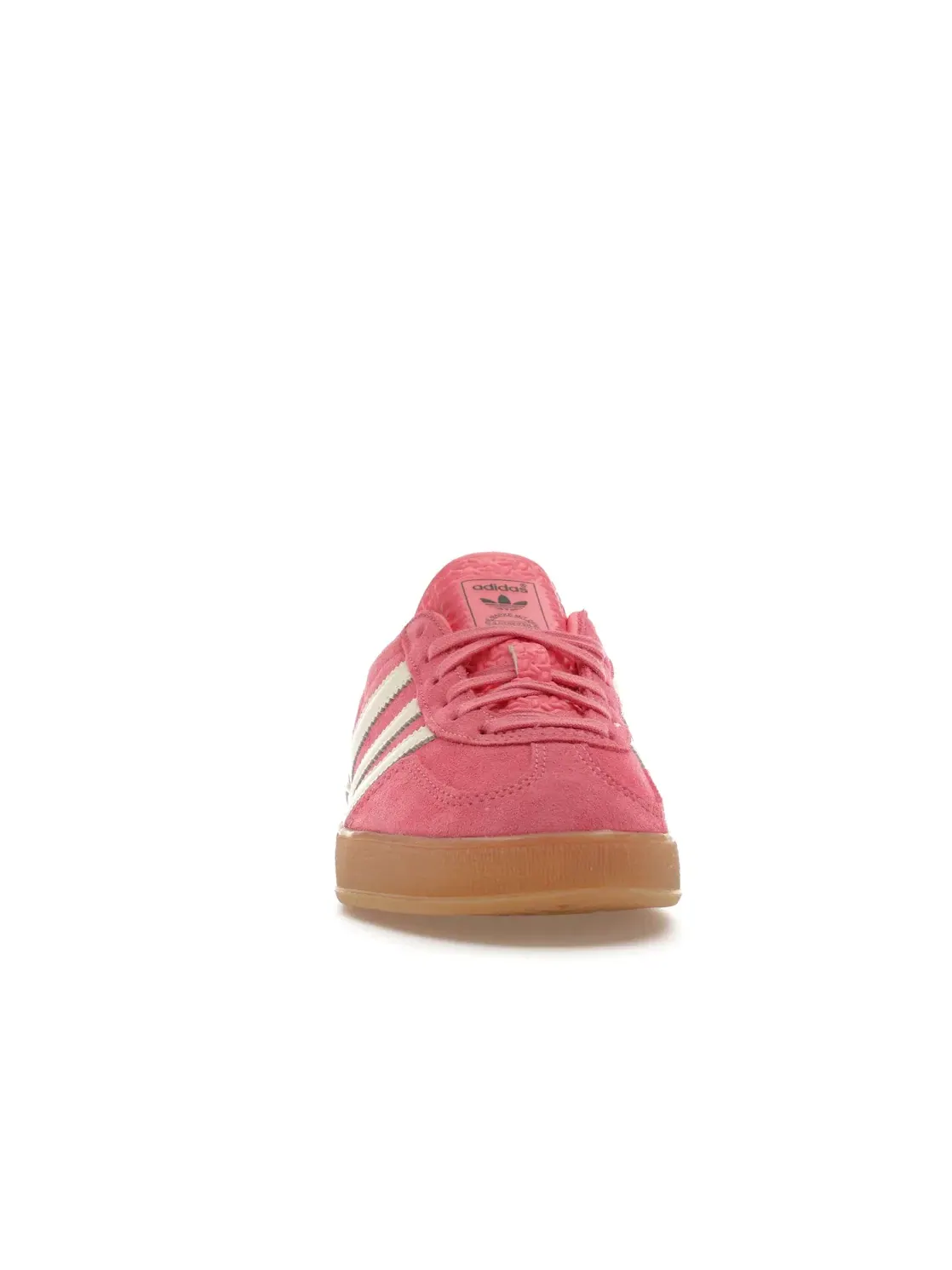 Женские кроссовки с замшевым верхом Adidas Gazelle Indoor — изображение 2 из 4, розовый/зеленый/белый