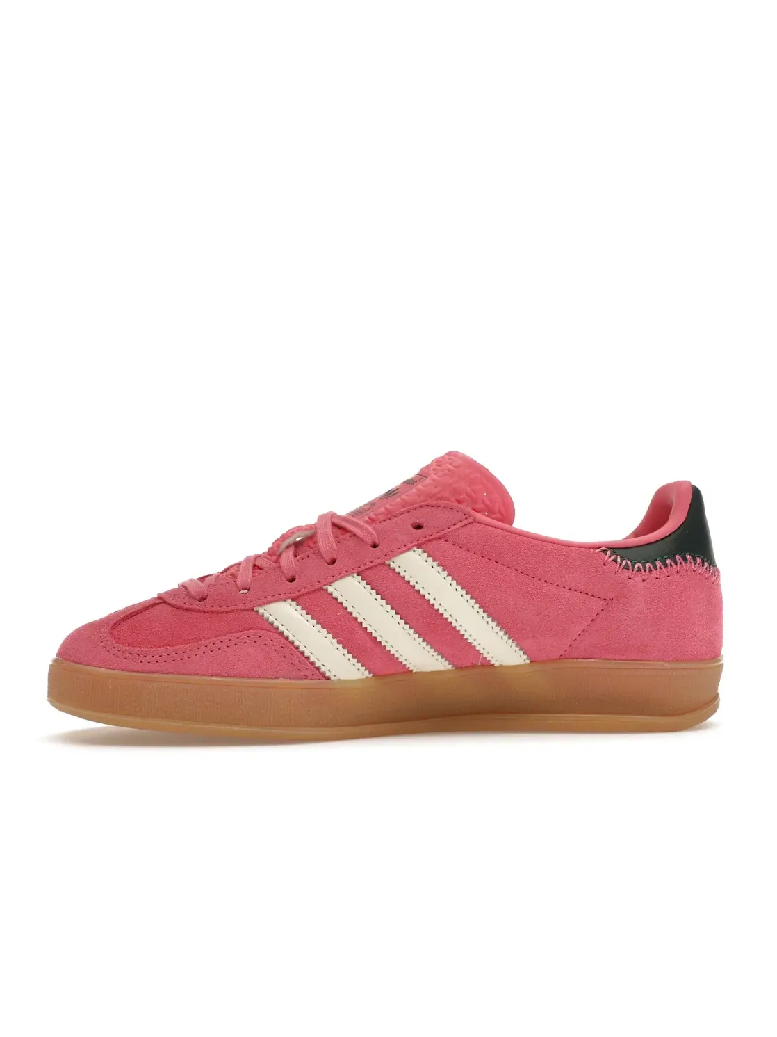 Женские кроссовки с замшевым верхом Adidas Gazelle Indoor — изображение 3 из 4, розовый/зеленый/белый
