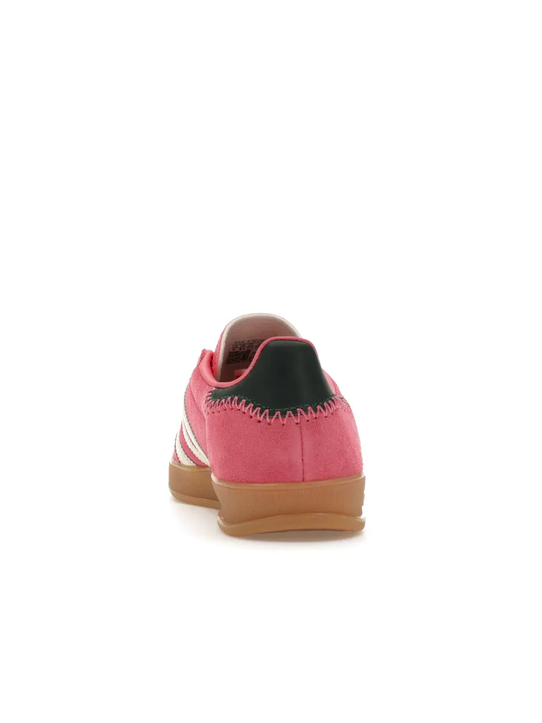 Женские кроссовки с замшевым верхом Adidas Gazelle Indoor — изображение 4 из 4, розовый/зеленый/белый