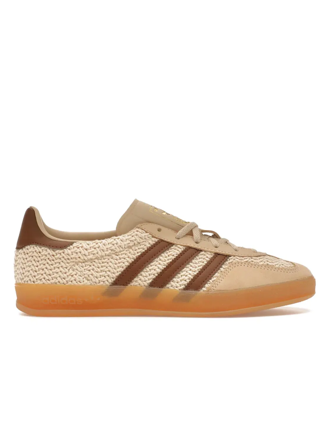 Женские кроссовки Lifestyle с замшевым верхом Adidas Gazelle Indoor — изображение 1 из 4, песочный коричневый