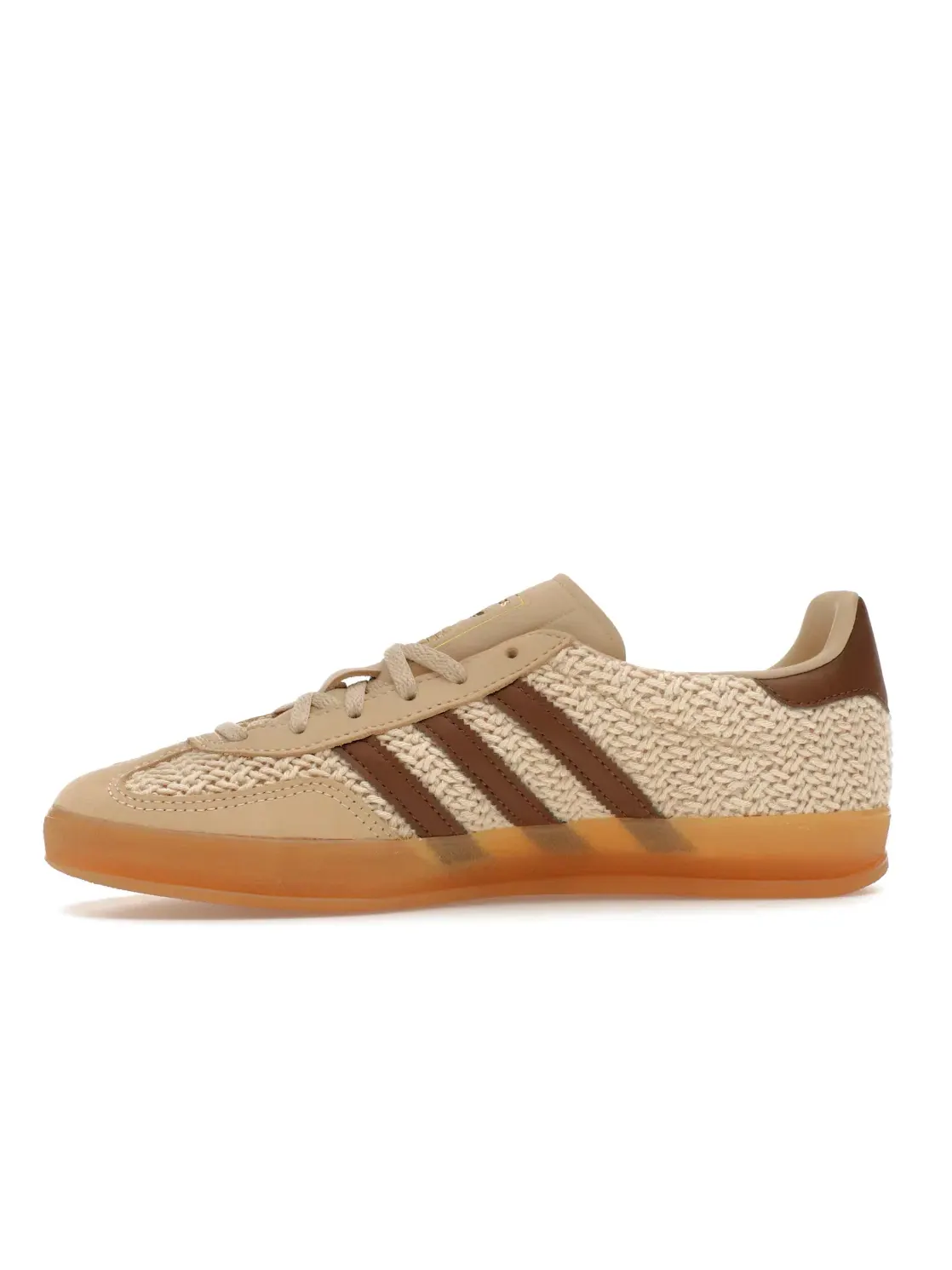 Женские кроссовки Lifestyle с замшевым верхом Adidas Gazelle Indoor — изображение 3 из 4, песочный коричневый