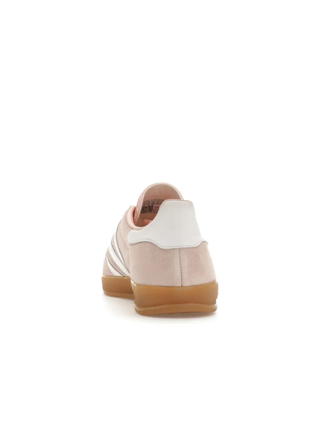 Женские кроссовки замшевые Adidas Gazelle Indoor — изображение 4 из 4, розовый/белый