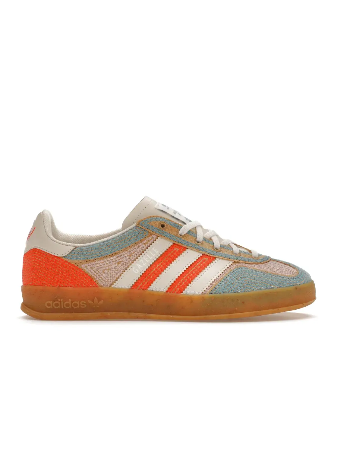 Мужские кроссовки Lifestyle Adidas Gazelle Indoor — изображение 1 из 4, оранжевый/розовый/синий
