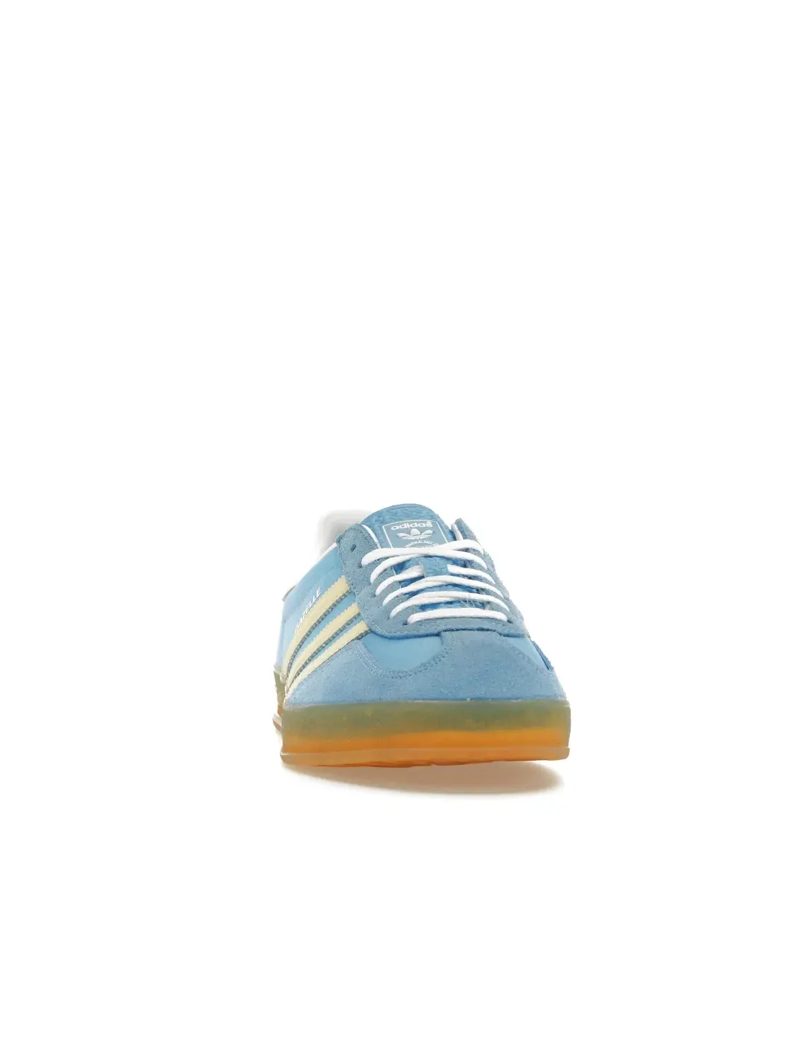 Женские кроссовки для активного отдыха с принтом Adidas Gazelle Indoor — изображение 2 из 4, синий/желтый/белый