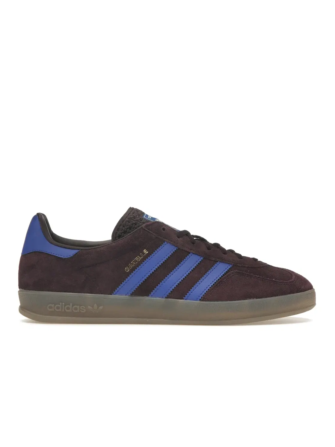 Мужские кроссовки Lifestyle Adidas Gazelle Indoor — изображение 1 из 4, синий/коричневый