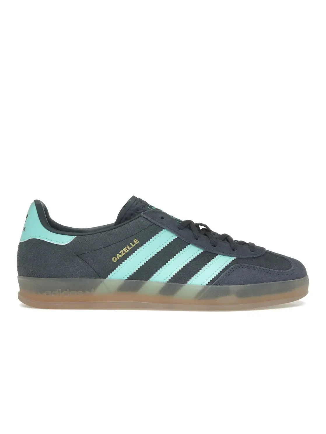 Мужские кроссовки для повседневной носки Adidas Gazelle Indoor — изображение 1 из 4, темно-синий/белый