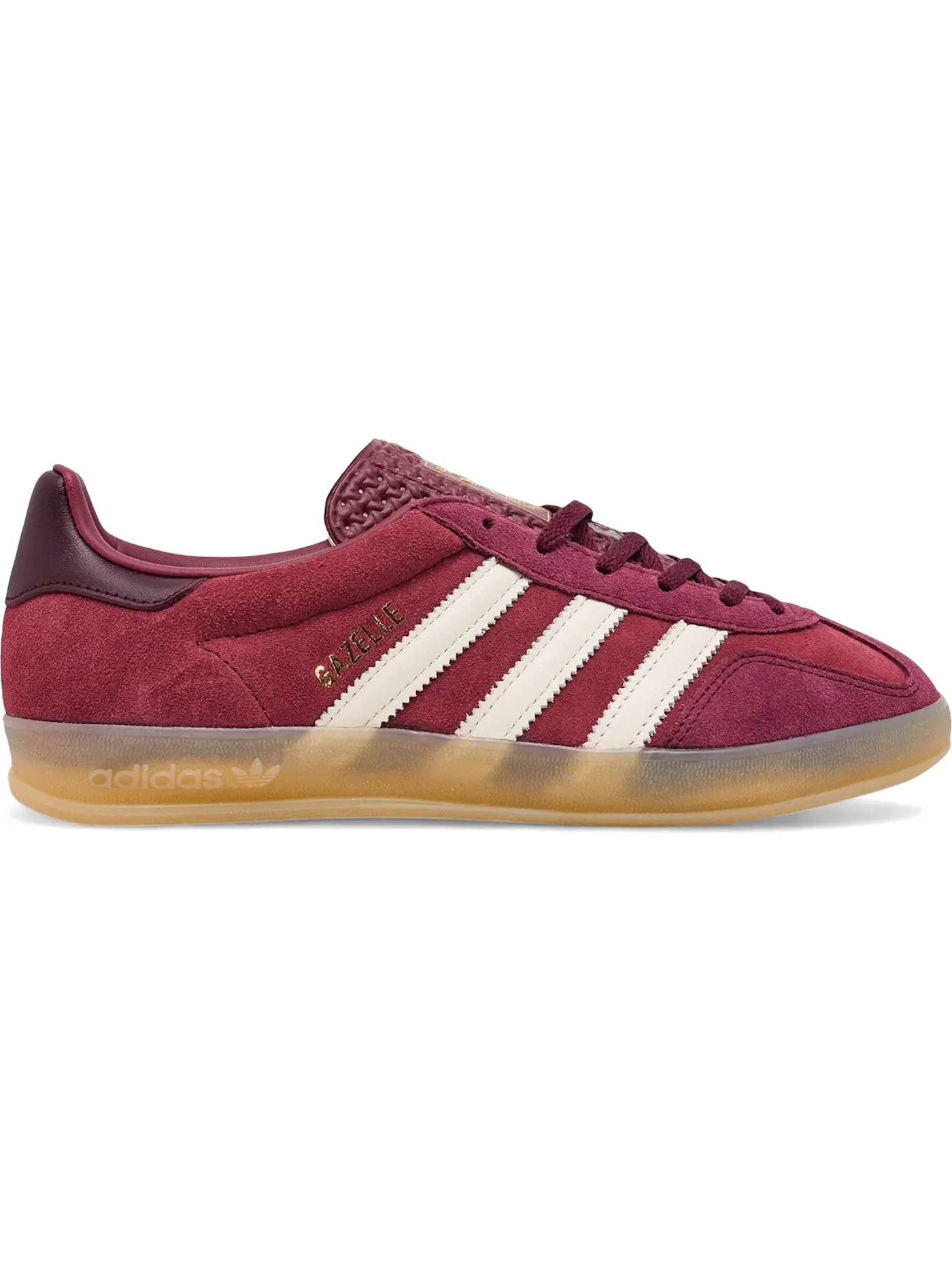 Женские кроссовки Lifestyle Adidas Gazelle Indoor — изображение 1 из 1, красный белый