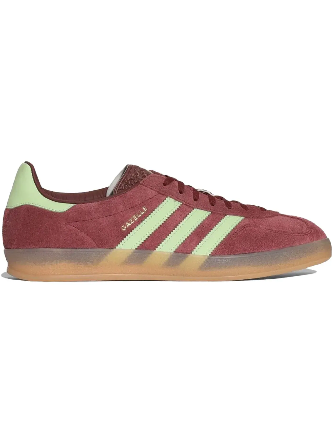 Мужские кроссовки lifestyle Adidas Gazelle Indoor — изображение 1 из 1, красный зеленый