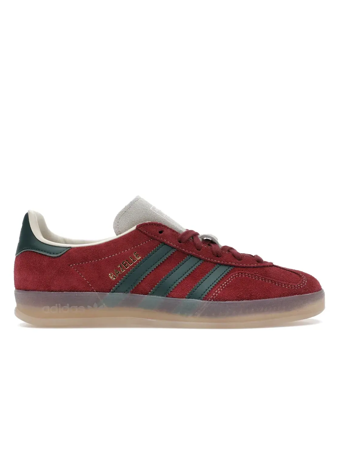 Мужские кроссовки с контрастным дизайном Adidas Gazelle Indoor — изображение 1 из 4, красный/зеленый/белый