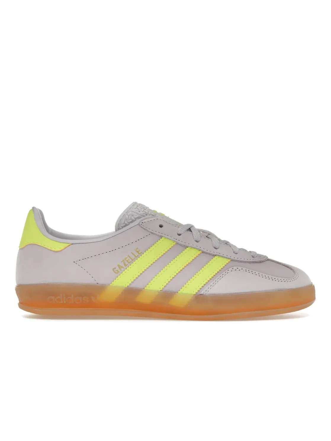 Женские кроссовки Lifestyle Adidas Gazelle Indoor — изображение 1 из 4, серебристый/желтый