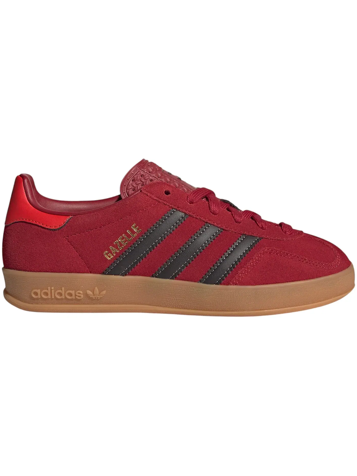 Детские кроссовки Lifestyle Adidas Gazelle Indoor — изображение 1 из 1, красный//красный