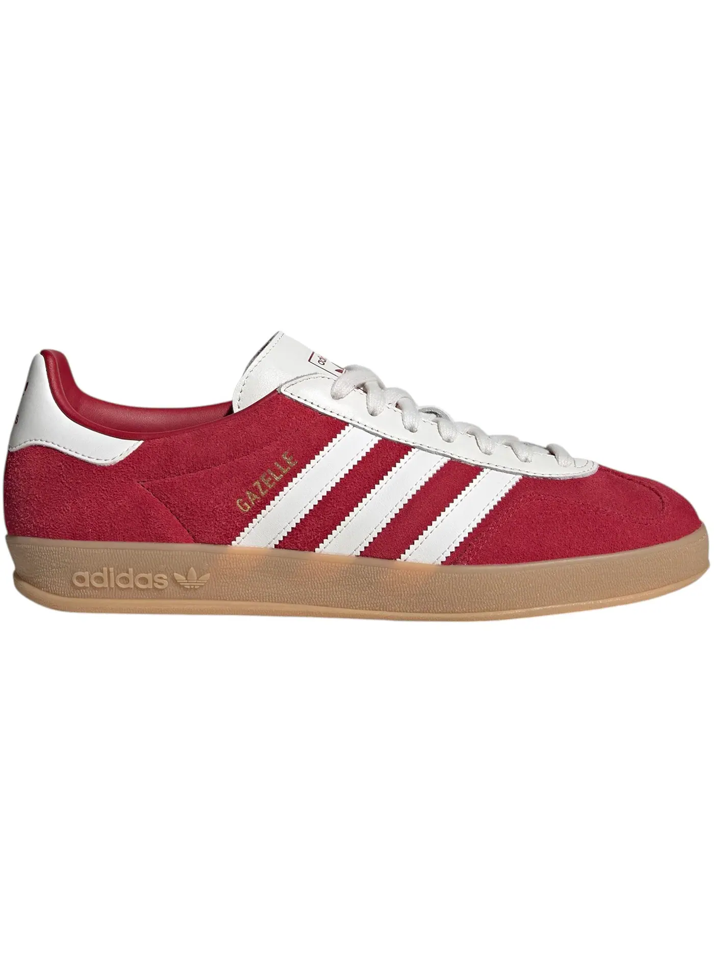 Мужские кроссовки для активного отдыха Adidas Gazelle Indoor — изображение 1 из 1, красный/белый