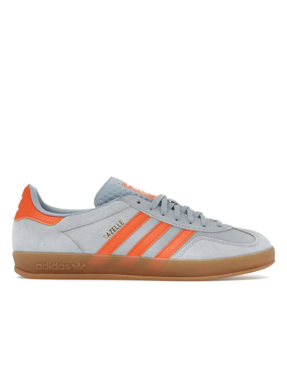 Мужские кроссовки Lifestyle с контрастными акцентами Adidas Gazelle Indoor — изображение 1 из 4, синий/оранжевый/белый