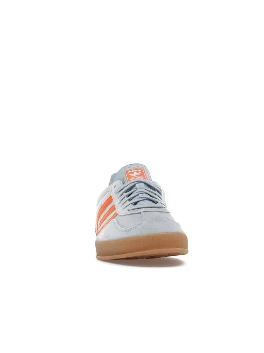 Мужские кроссовки Lifestyle с контрастными акцентами Adidas Gazelle Indoor — изображение 2 из 4, синий/оранжевый/белый