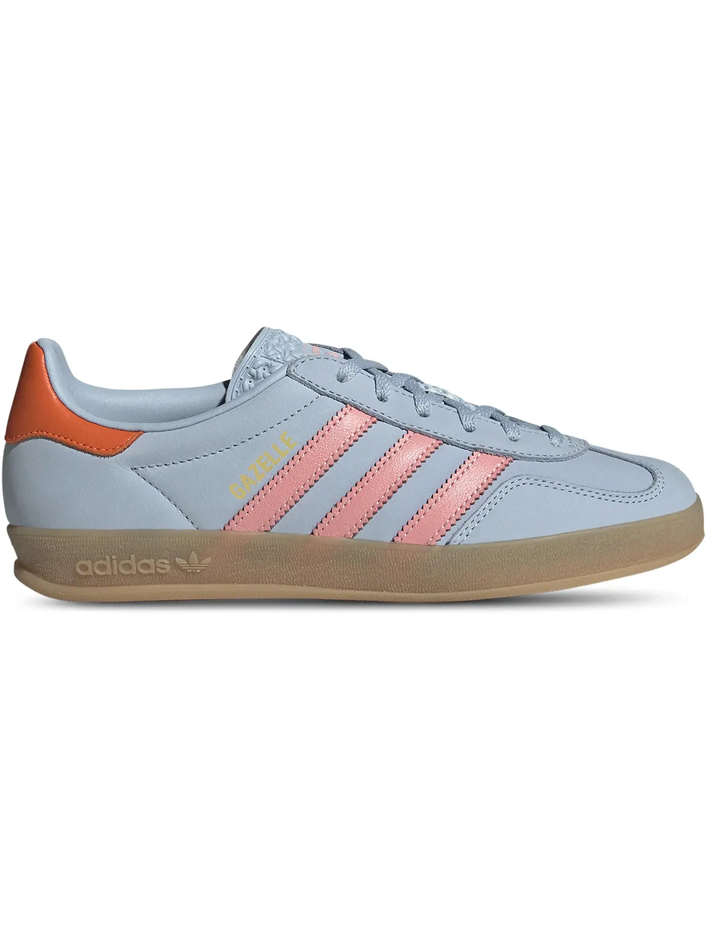 Женские кроссовки lifestyle Adidas Gazelle Indoor — изображение 1 из 1, синий/оранжевый