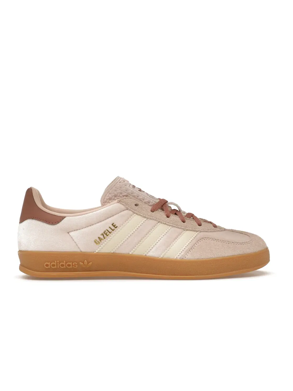 Женские кроссовки lifestyle Adidas Gazelle Indoor, Wonder Quartz Warm Clay Gum — изображение 1 из 4