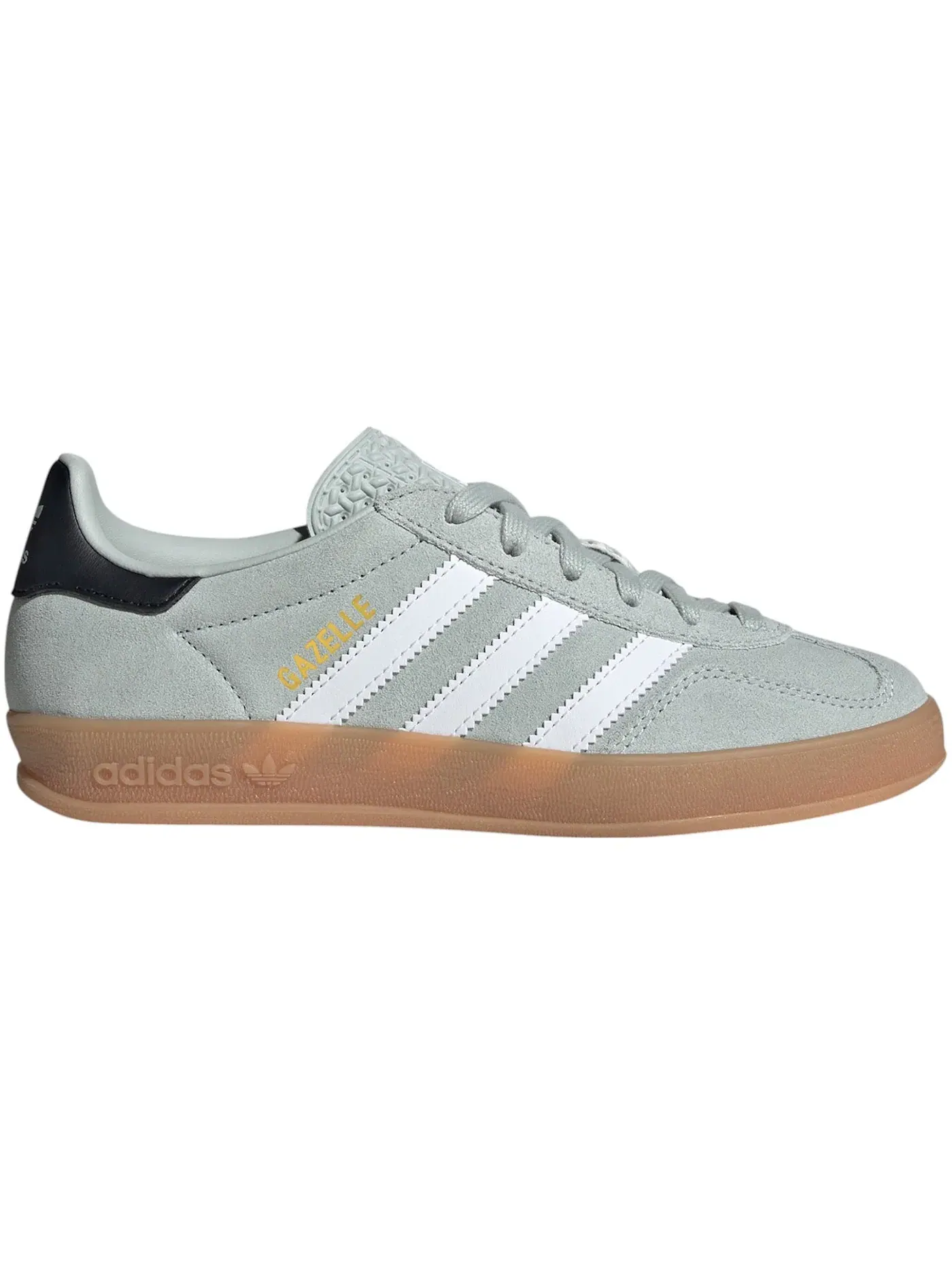 Детские кроссовки Lifestyle Adidas Gazelle Indoor — изображение 1 из 1, серебристый белый черный