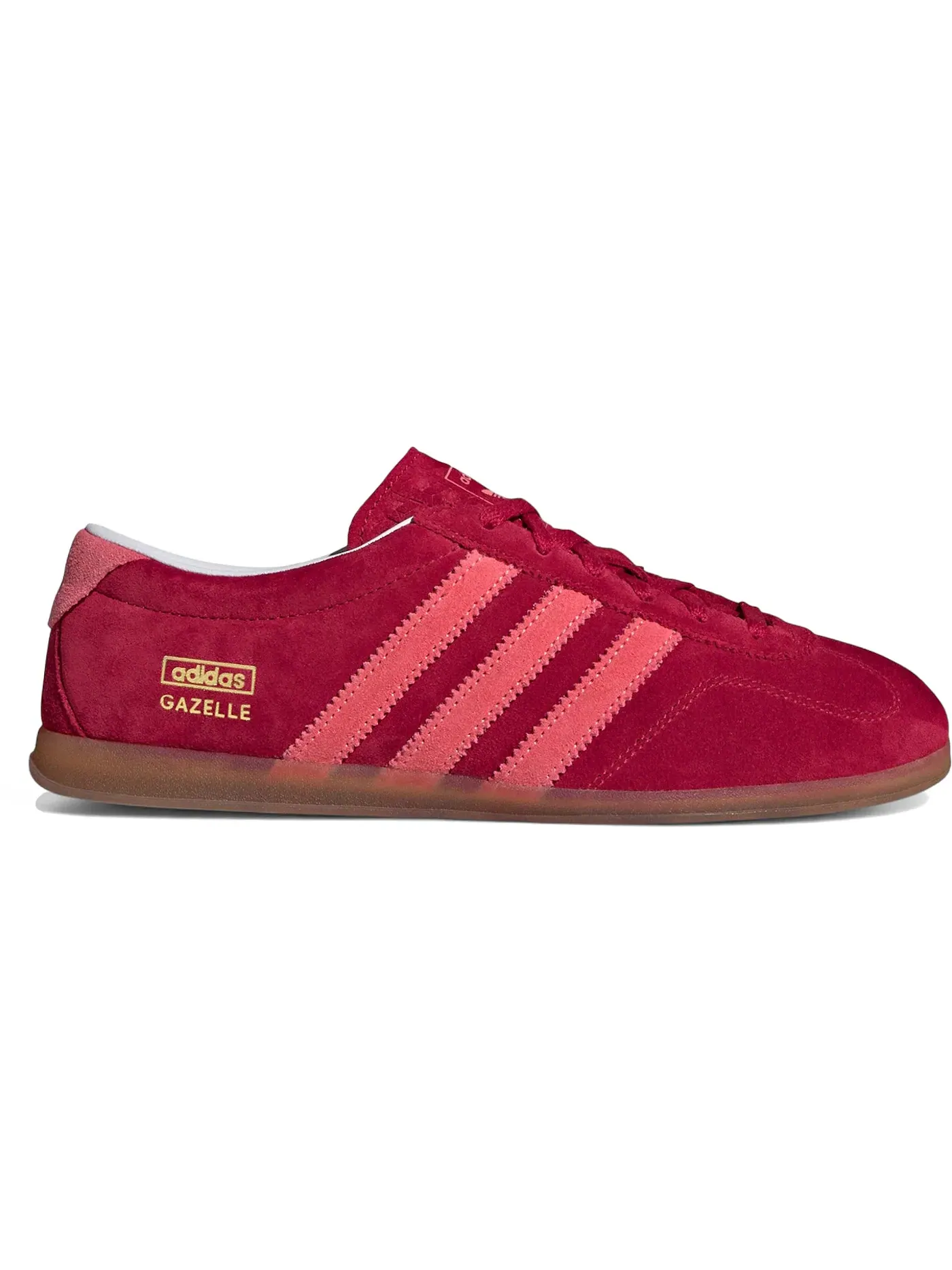 Женские кроссовки замшевые Adidas Gazelle Lo Pro — изображение 1 из 1, красный