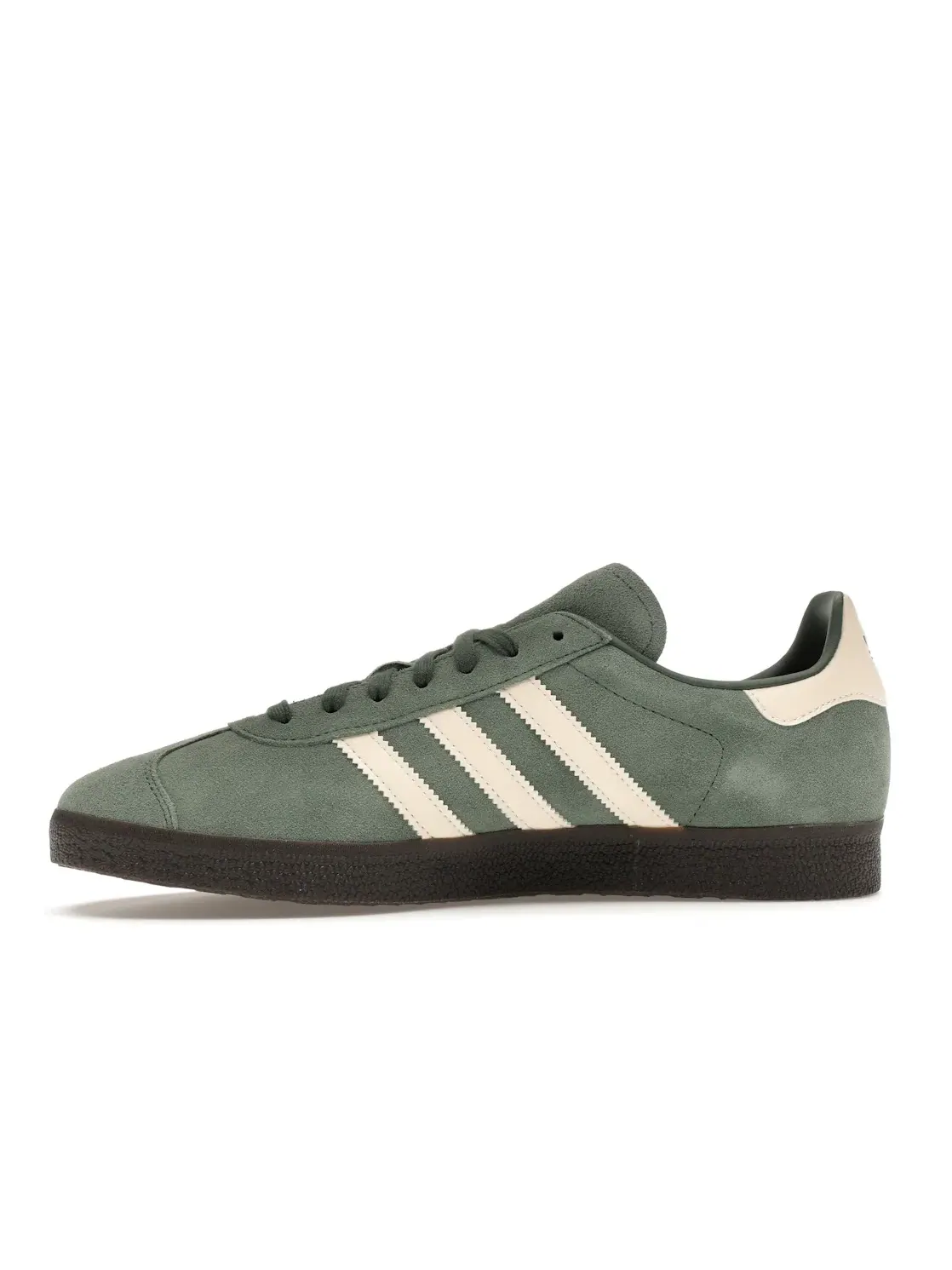 Мужские кроссовки с замшевым верхом Adidas Gazelle — изображение 3 из 4, зеленый белый