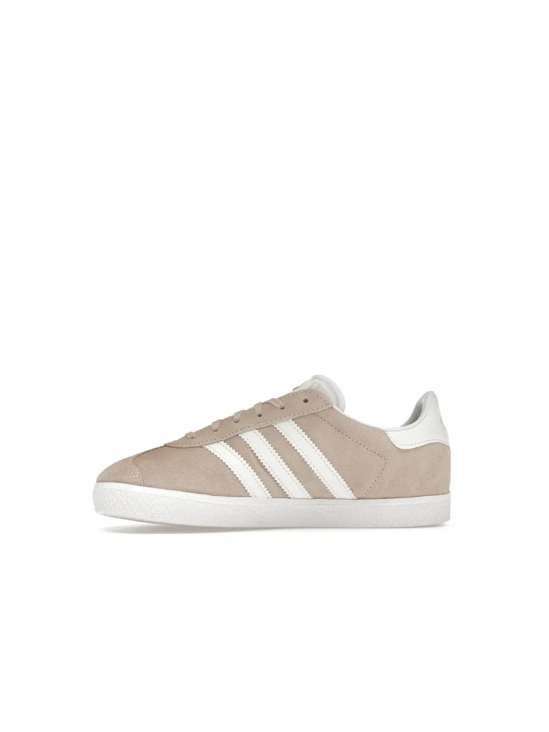 Детские кроссовки для мальчиков и девочек с низким профилем Adidas Gazelle Adidas — изображение 3 из 4, розовый/белый/белый