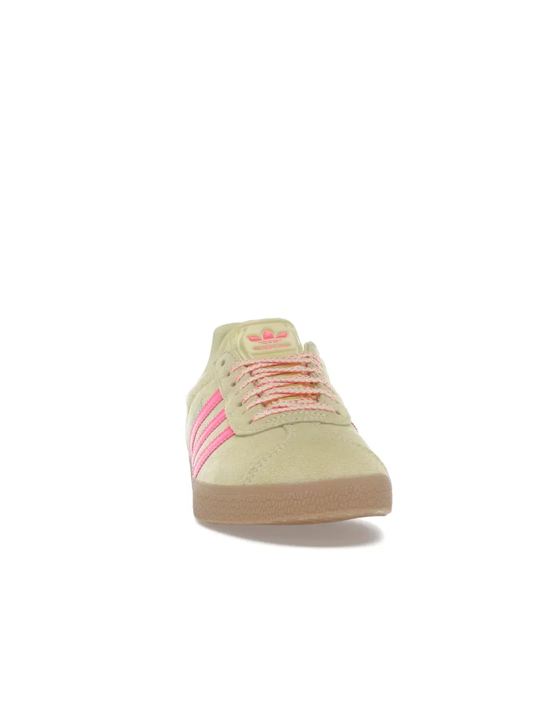 Женские кроссовки lifestyle Adidas Gazelle — изображение 2 из 4, желтый/розовый