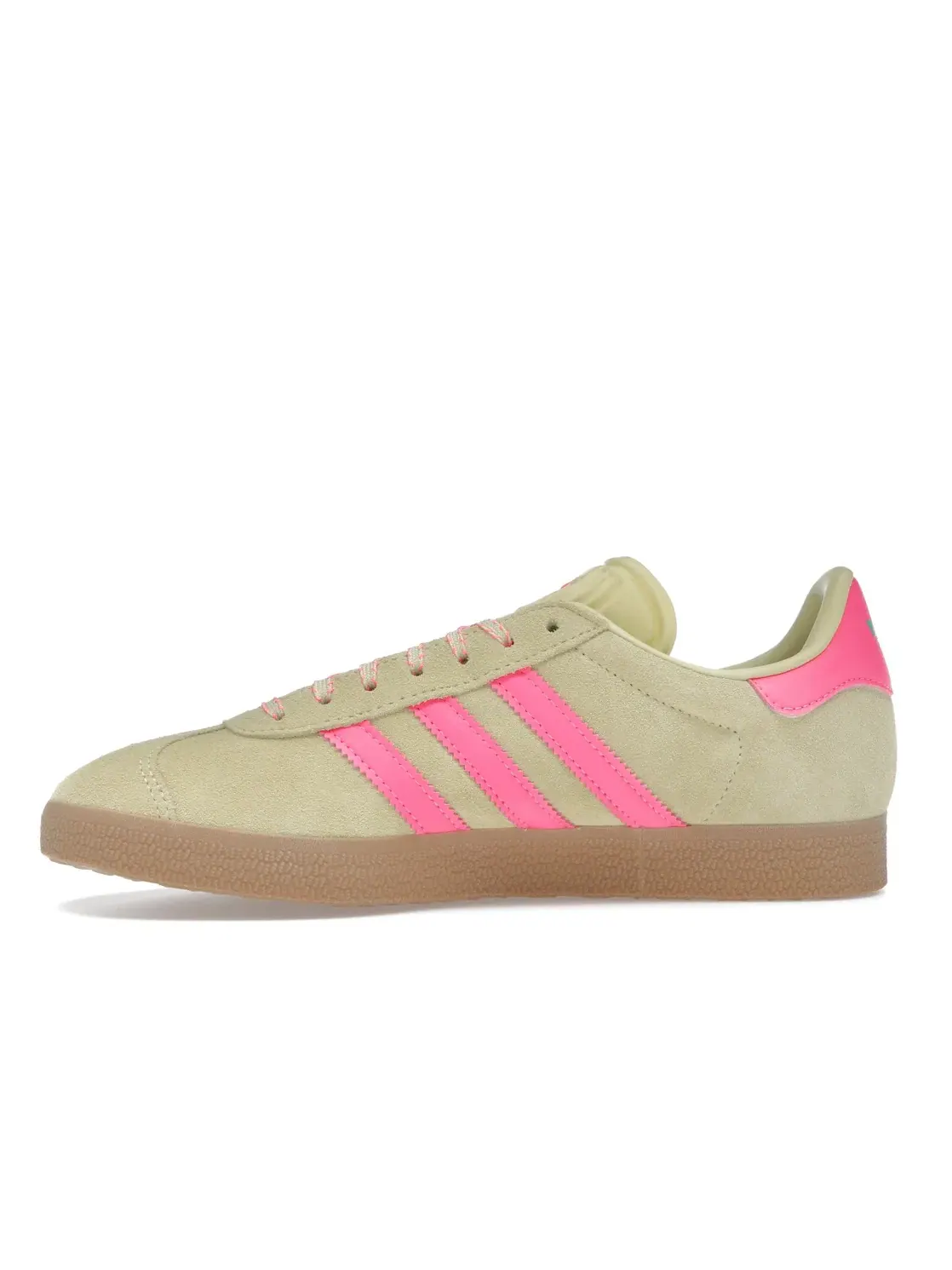 Женские кроссовки lifestyle Adidas Gazelle — изображение 3 из 4, желтый/розовый