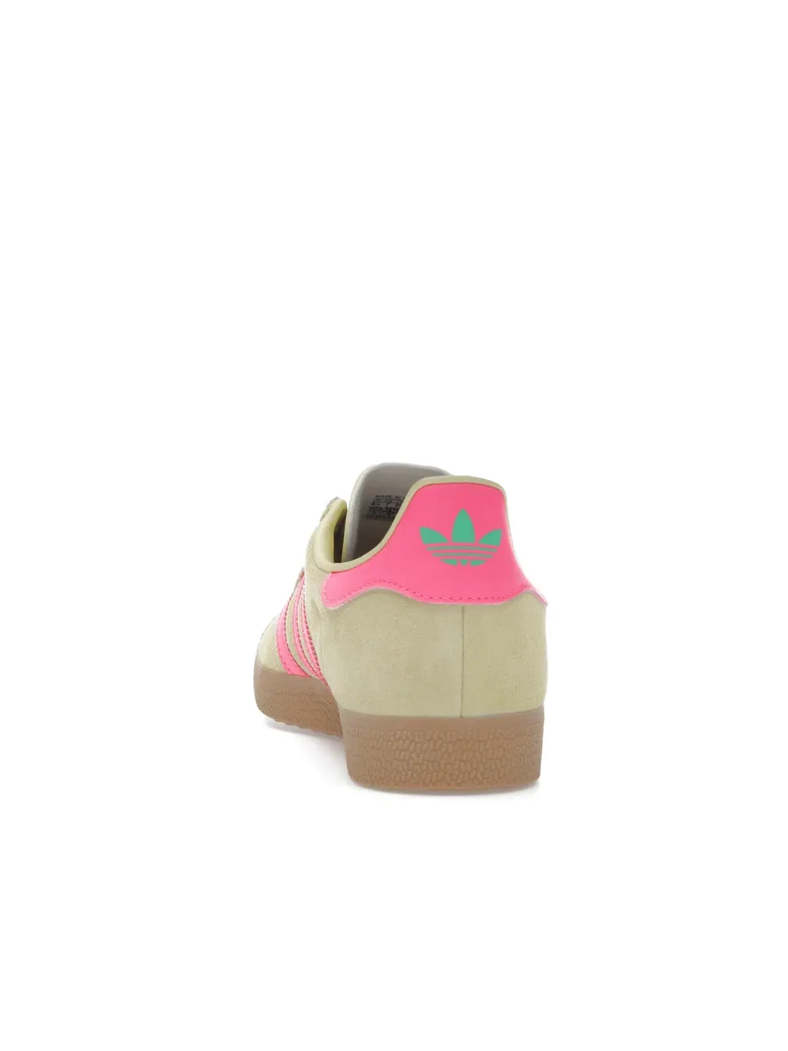 Женские кроссовки lifestyle Adidas Gazelle — изображение 4 из 4, желтый/розовый