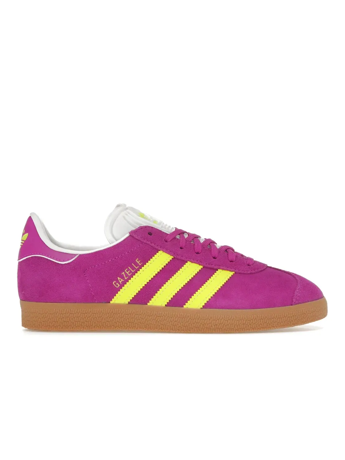 Женские кроссовки Lifestyle Adidas Gazelle — изображение 1 из 4, фиолетовый/желтый
