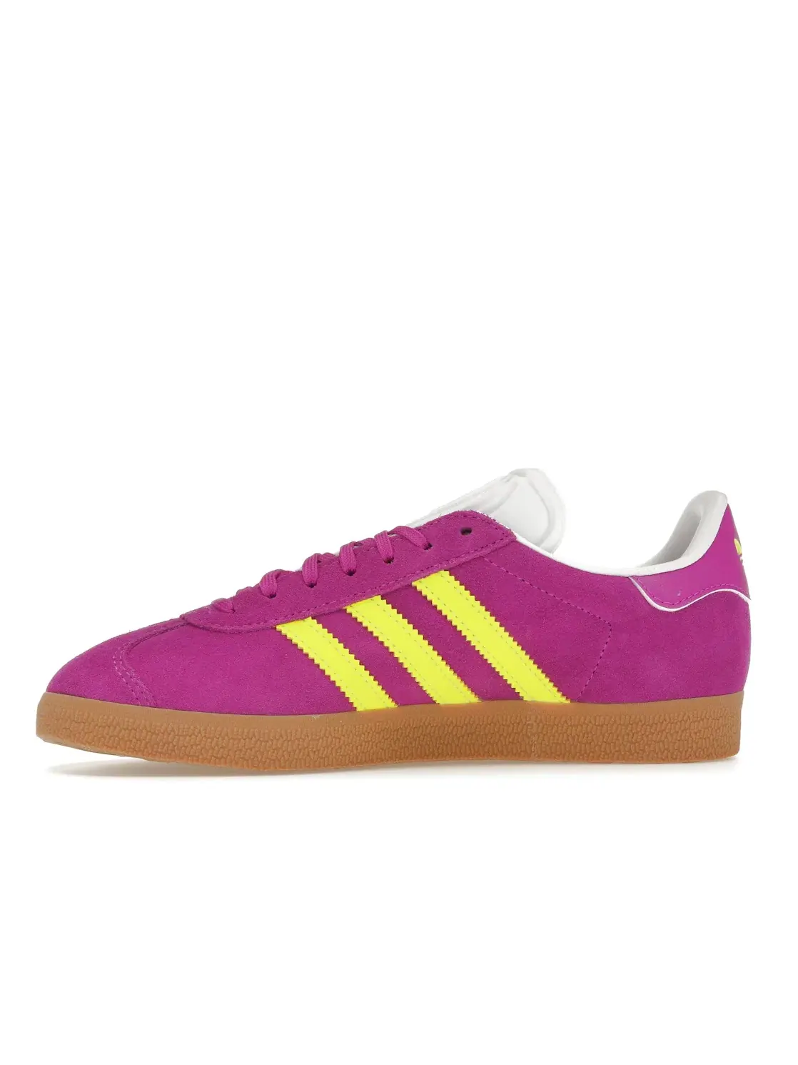 Женские кроссовки Lifestyle Adidas Gazelle — изображение 3 из 4, фиолетовый/желтый