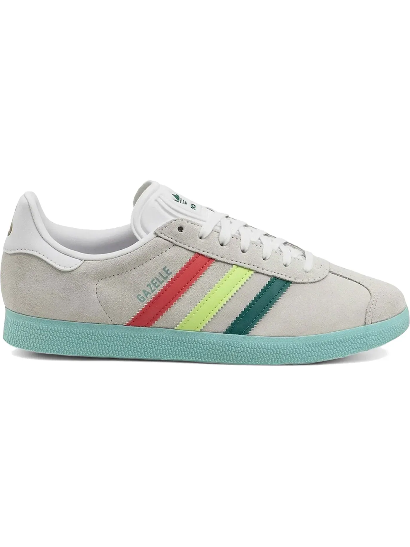 Мужские кроссовки Lifestyle Adidas Gazelle — изображение 1 из 1, белый/зеленый