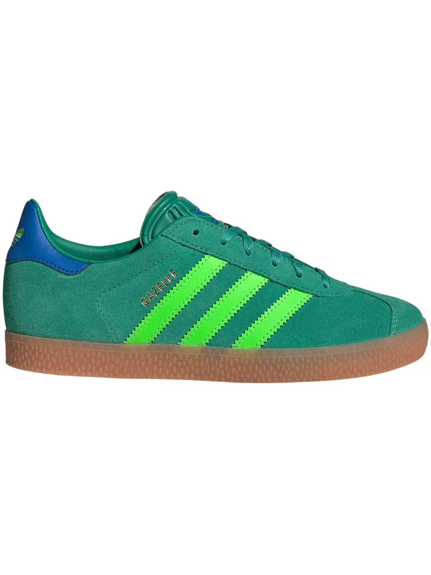 Детские кроссовки Lifestyle Adidas Gazelle — изображение 1 из 1, зеленый зеленый синий