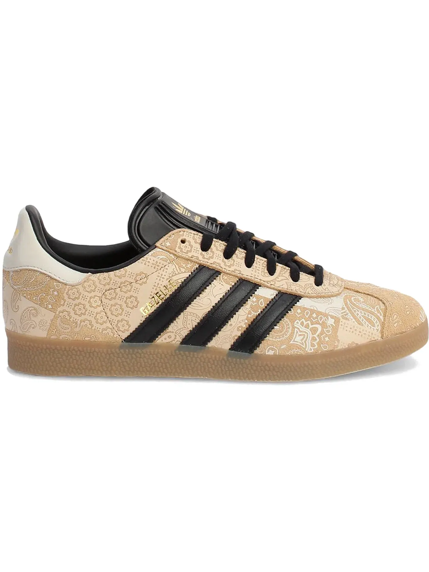 Мужские кроссовки с принтом Adidas Gazelle — изображение 1 из 1, коричневый/черный
