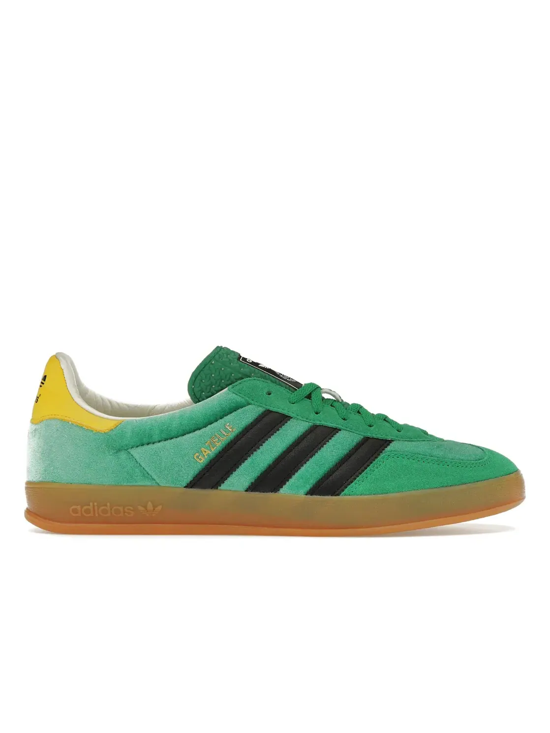 Мужские кроссовки lifestyle Adidas Gazelle — изображение 1 из 4, зеленый/желтый