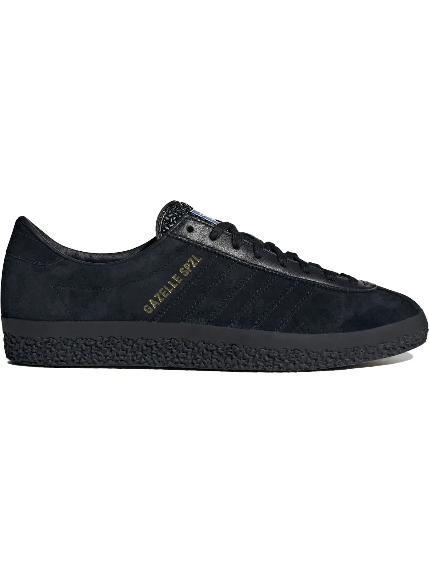 Мужские кроссовки для повседневной носки Adidas Gazelle SPZL — изображение 1 из 1, черный