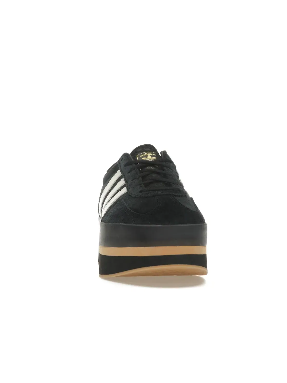 Женские кроссовки на платформе Adidas Gazelle Stack — изображение 2 из 4, черный/кремовый белый