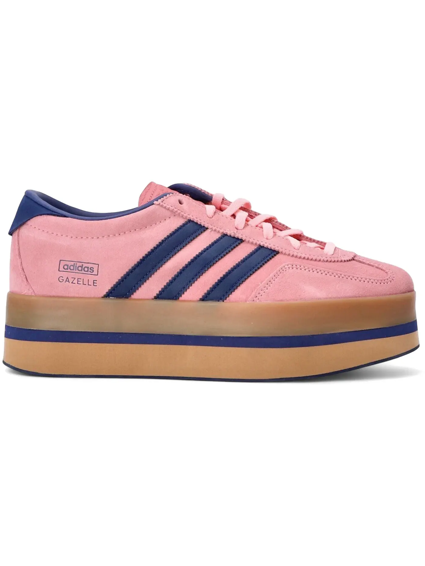 Женские кроссовки lifestyle Adidas Gazelle Stack — изображение 1 из 1, розовый/синий