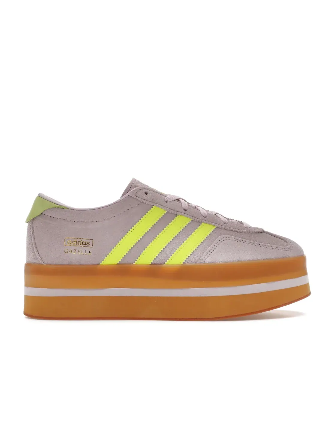 Женские кроссовки Lifestyle Adidas Gazelle Stack — изображение 1 из 4, желтый