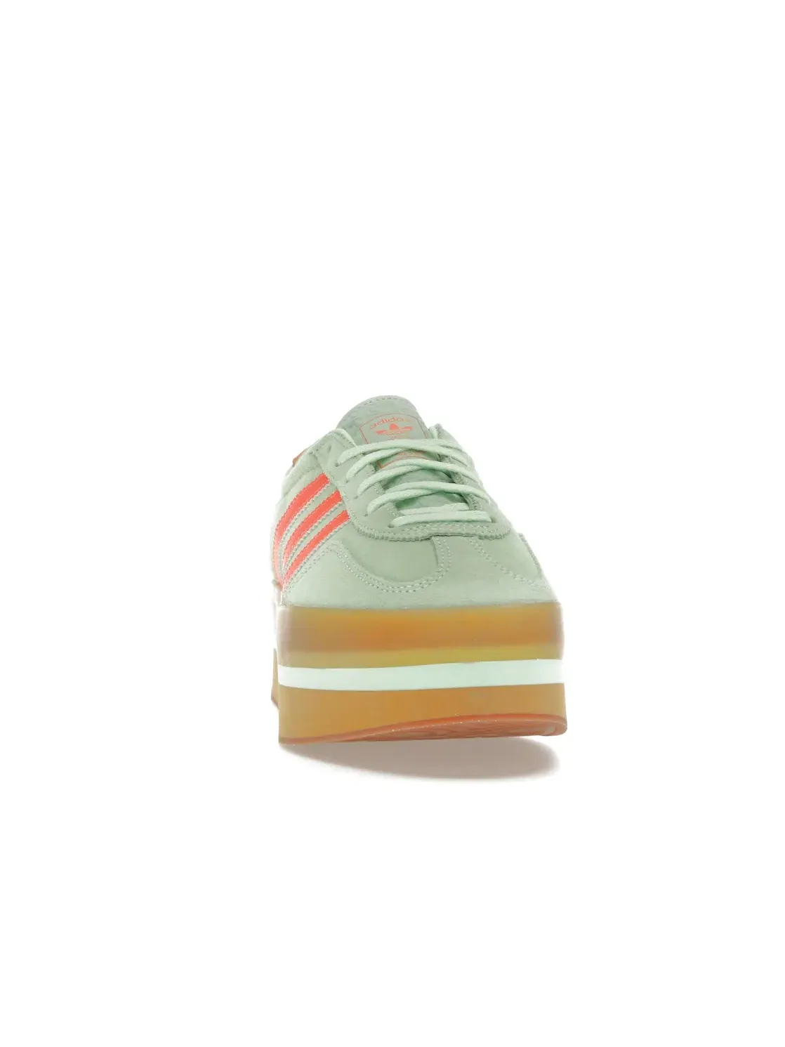 Женские кроссовки lifestyle Adidas Gazelle Stack — изображение 2 из 4, зеленый оранжевый