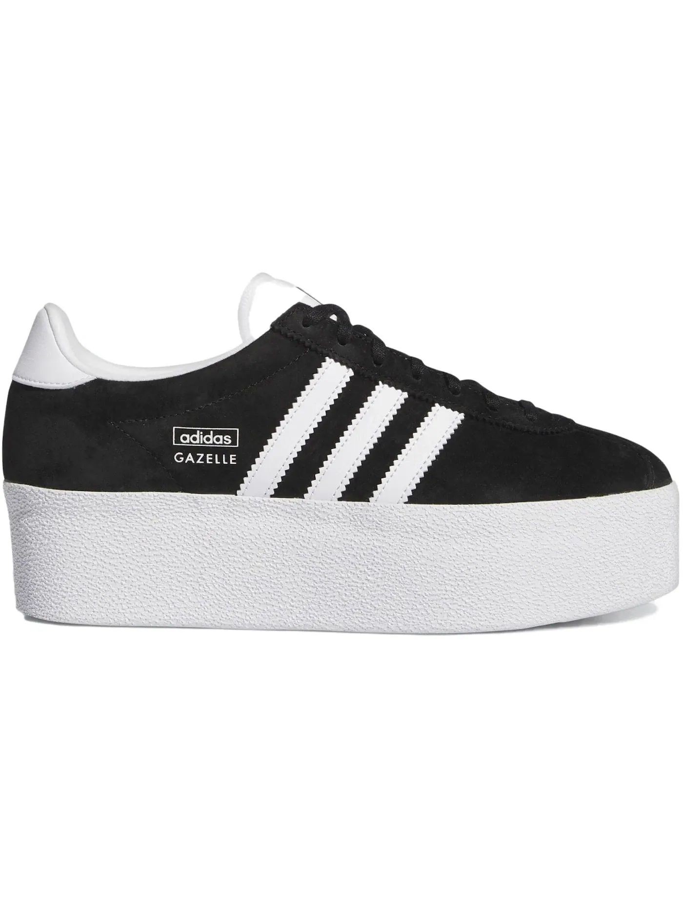 Женские кроссовки с замшевым верхом Adidas Gazelle Up — изображение 1 из 1, белый/черный/белый