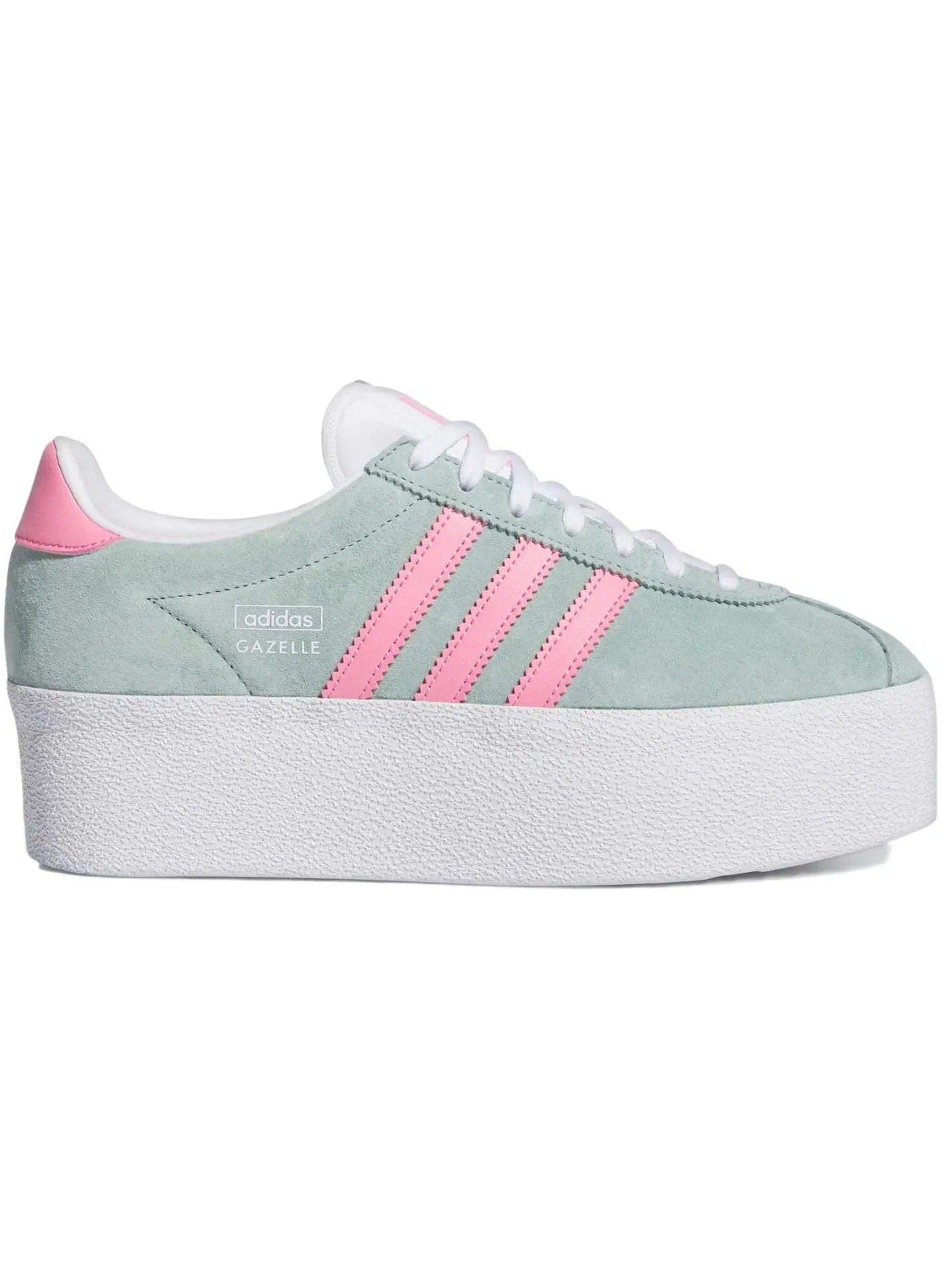 Женские кроссовки lifestyle Adidas Adidas Gazelle Up — изображение 1 из 1, зеленый/розовый/белый