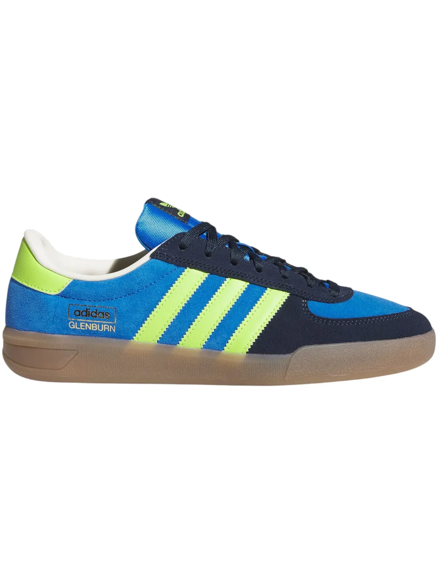 Мужские кроссовки с цветовой блокировкой Adidas Glenburn Adidas — изображение 1 из 1, яркий//темно-синий