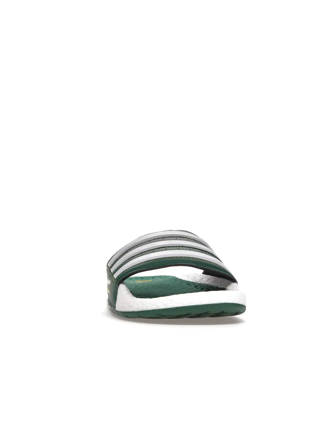Мужские шлепанцы Boost Slide Extra Butter Happy Gilmore Adidas — изображение 2 из 4, зеленый/белый