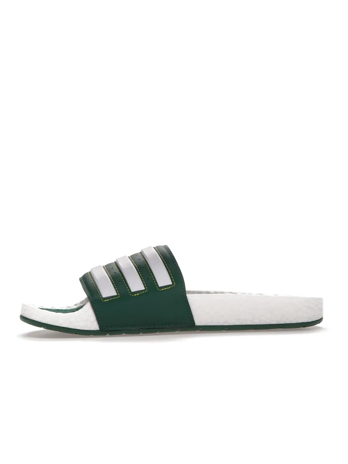 Мужские шлепанцы Boost Slide Extra Butter Happy Gilmore Adidas — изображение 3 из 4, зеленый/белый