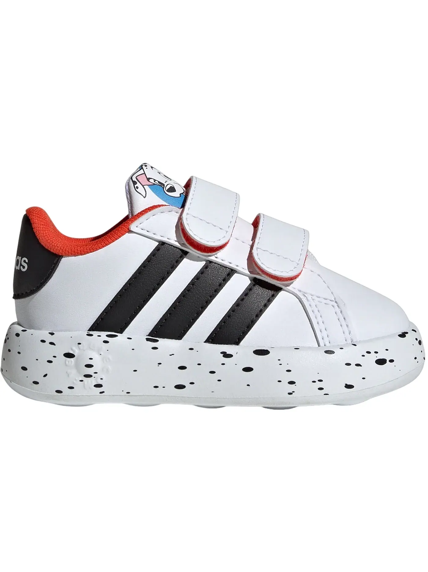 Детские кроссовки Lifestyle Adidas Grand Court 2.0 101 Sportswear — изображение 1 из 1, белый черный оранжевый
