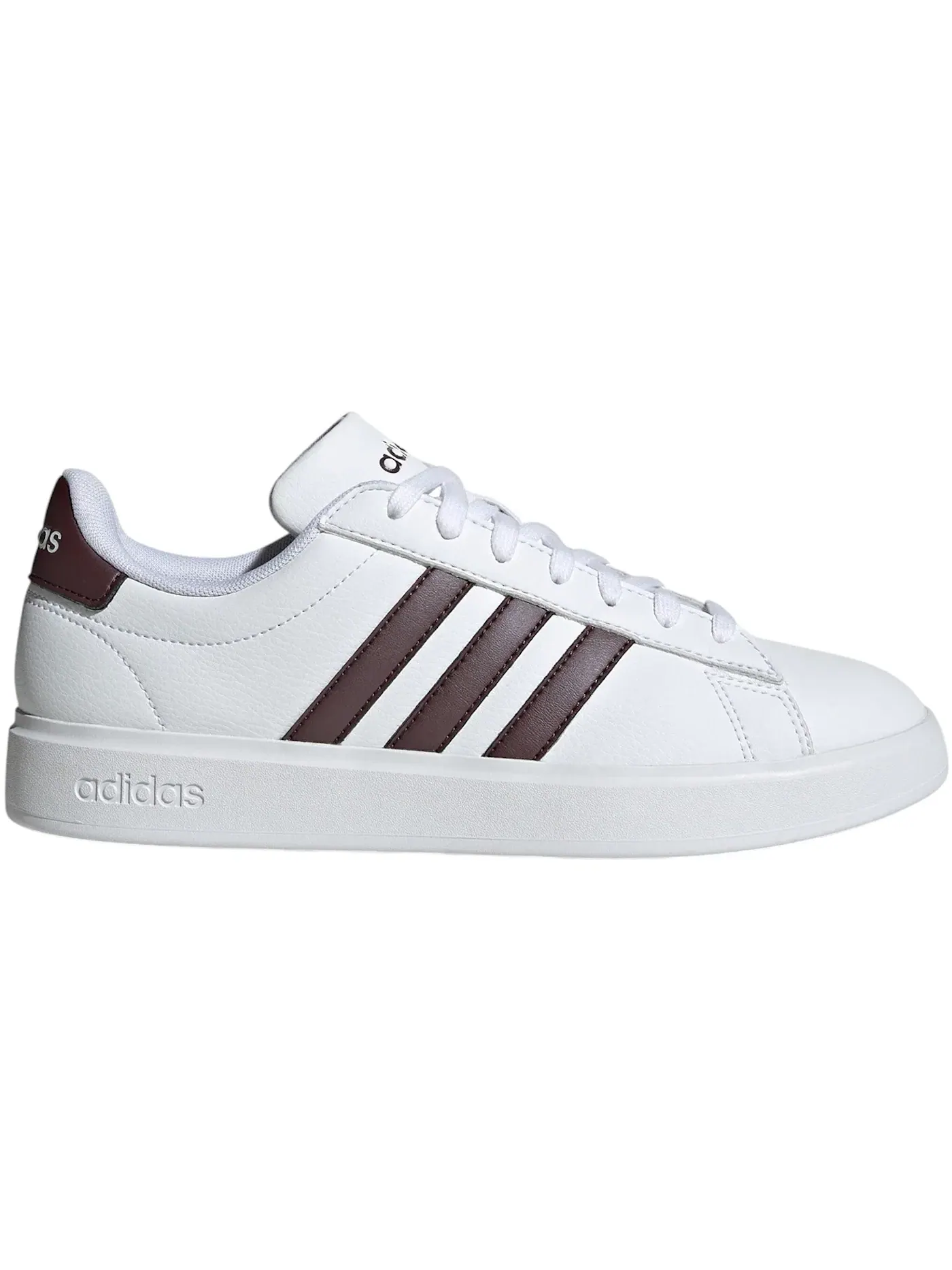 Женские кроссовки Lifestyle с замшевыми вставками Adidas Grand Court 2.0 — изображение 1 из 1, белый//белый