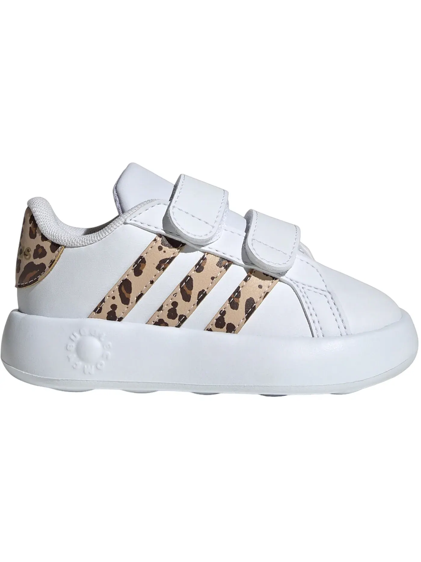 Детские кроссовки Lifestyle Cloud White Magic Beige Matte Gold Adidas Grand Court 2.0 — изображение 1 из 1