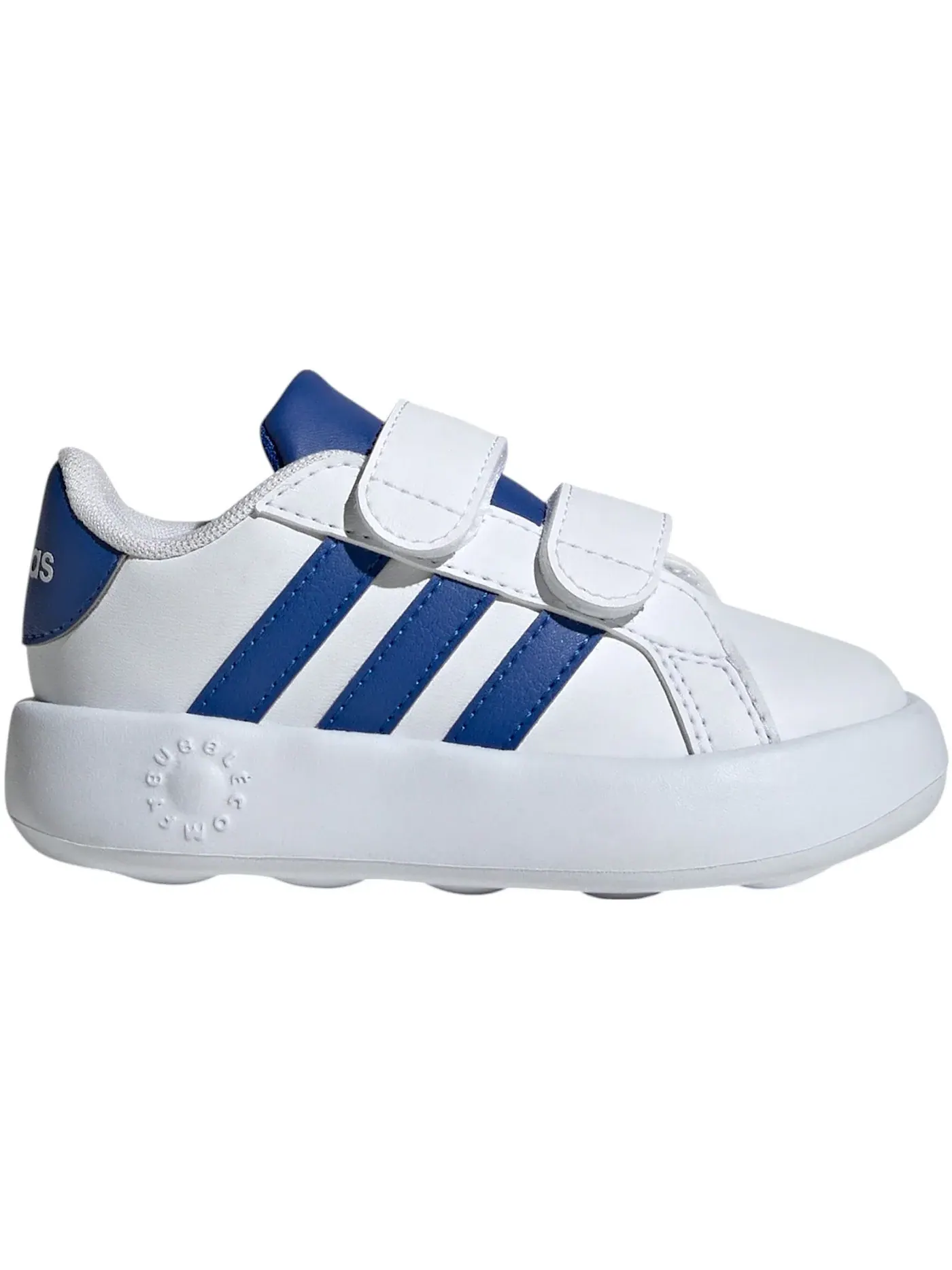 Детские кроссовки Lifestyle Grand Court 2.0 Adidas — изображение 1 из 1, белый синий черный