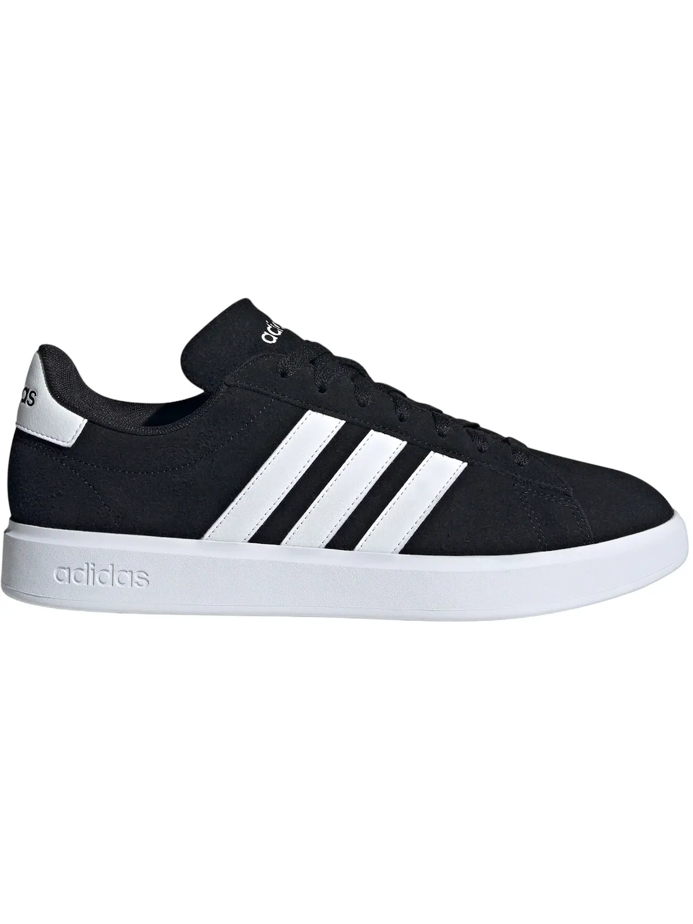 Мужские повседневные кроссовки Grand Court 2.0 Adidas — изображение 1 из 1, черный/белый/черный